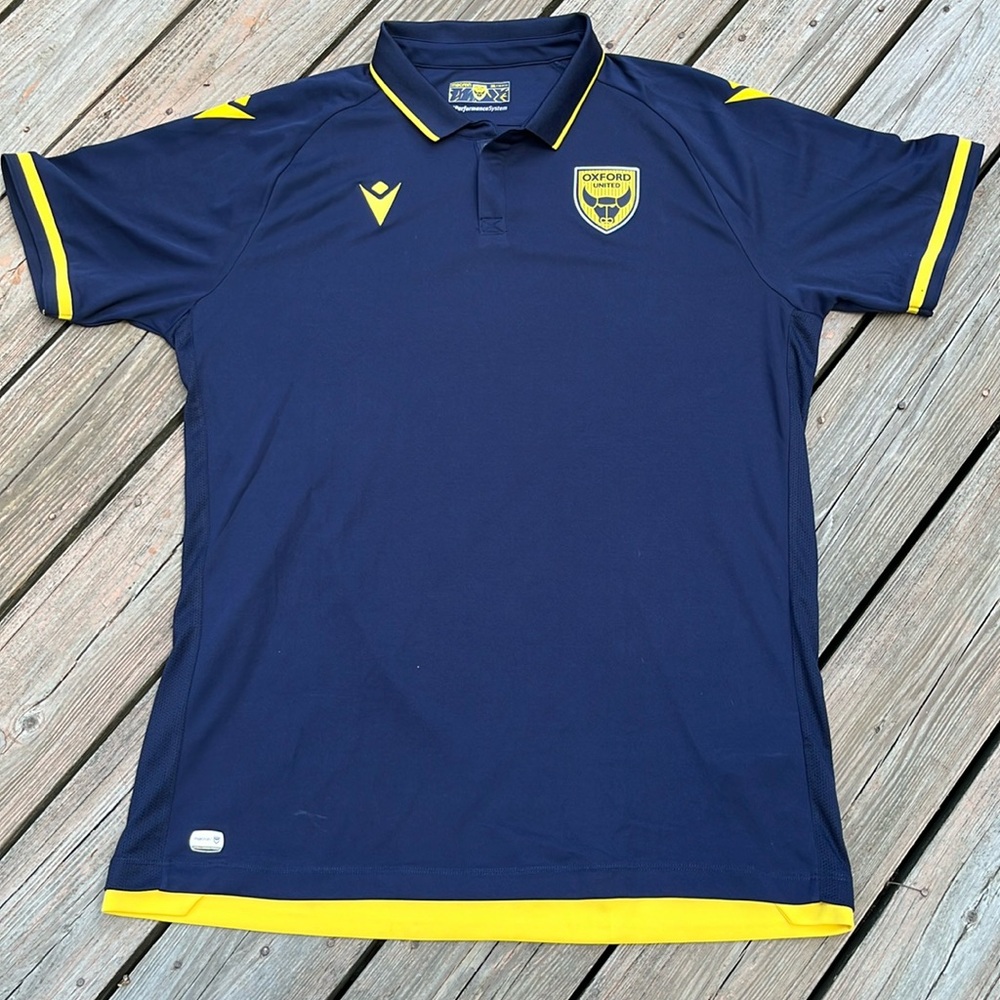 Macron MPerformance Oxford United soccer team shirt